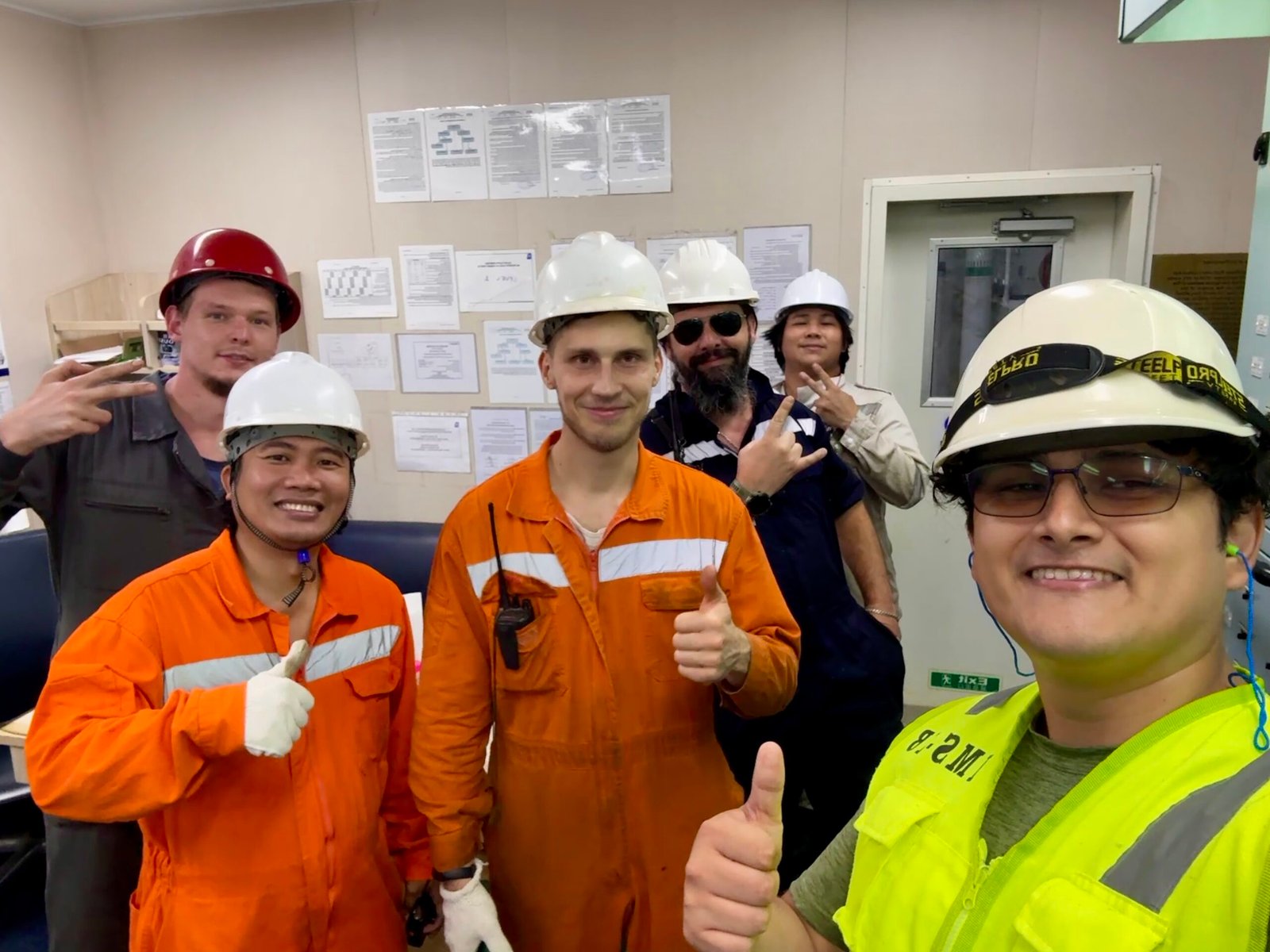 Felipe with colleagues